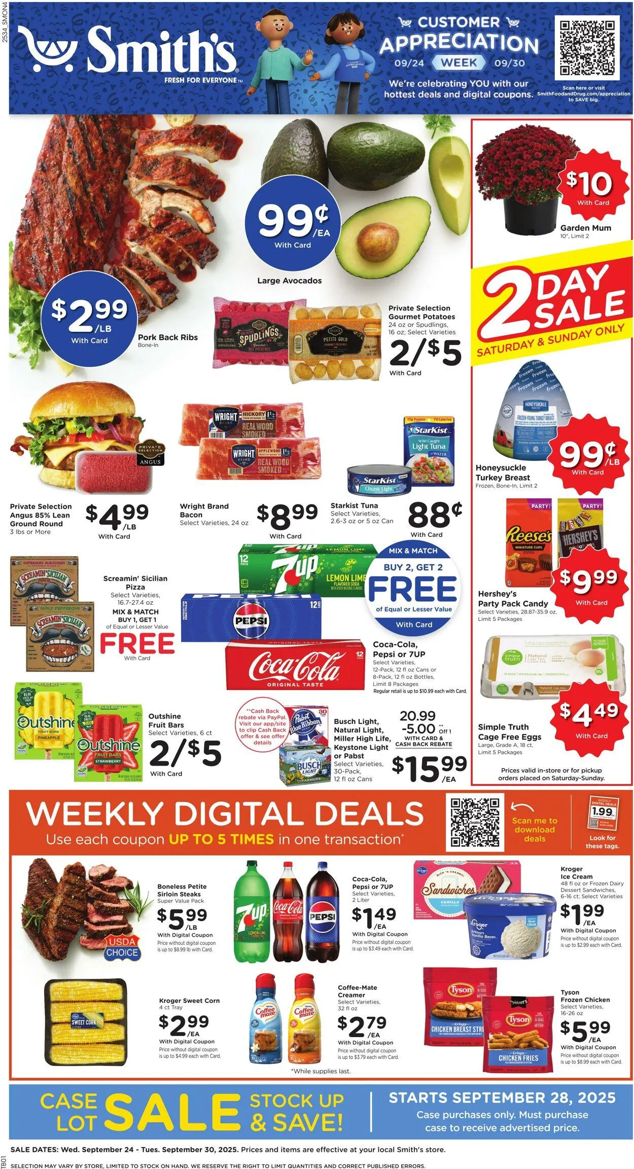 Weekly ad Smith's Current weekly ad from September 24 to September 30 2025 - Page 1