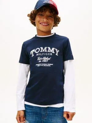 Kids' Faded Print Logo T-Shirt