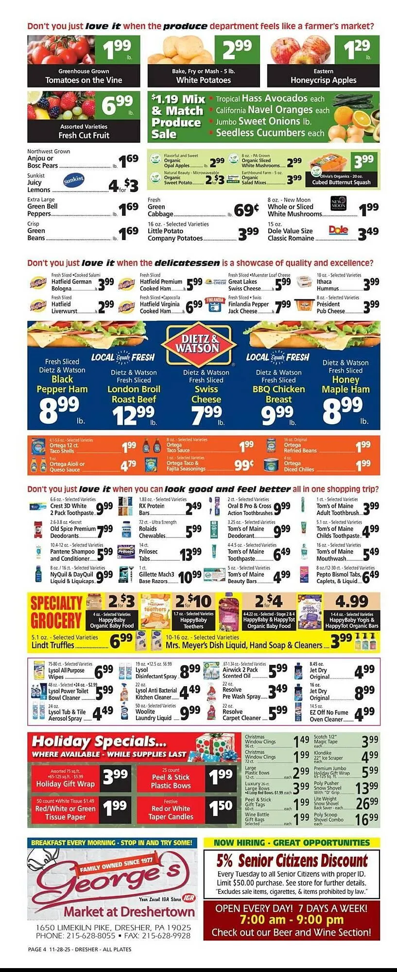Weekly ad George's Market weekly ad from November 28 to December 4 2025 - Page 4