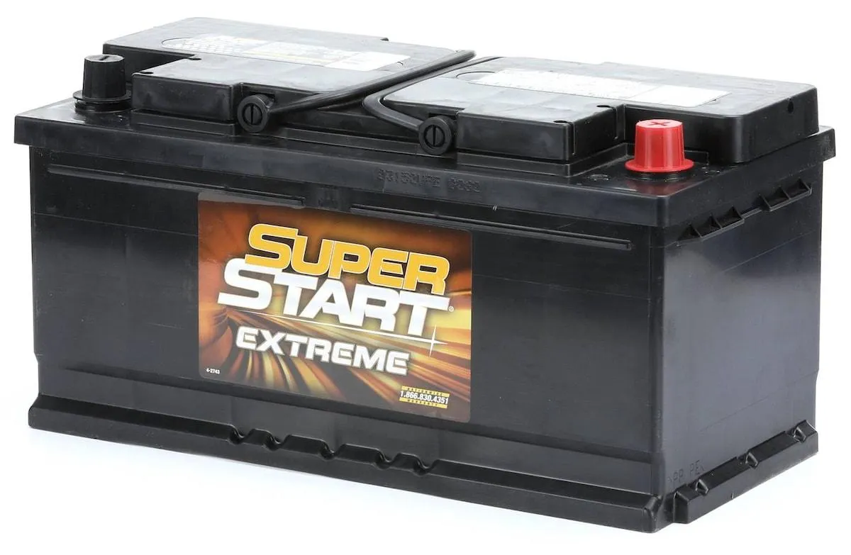 Super Start Extreme Standard Flooded Top Post Battery Group Size 93 T8 - 93EXT