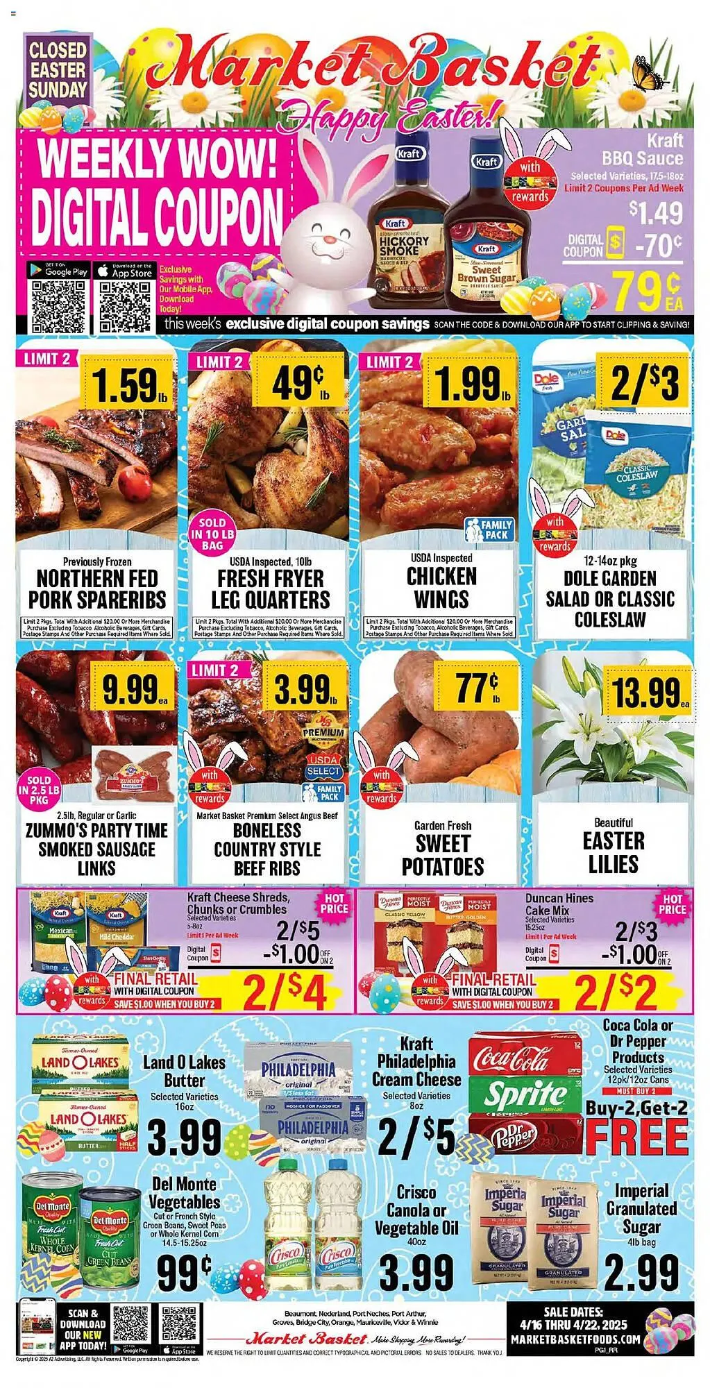 Weekly ad Market Basket Weekly Ad from April 16 to April 22 2025 - Page 1