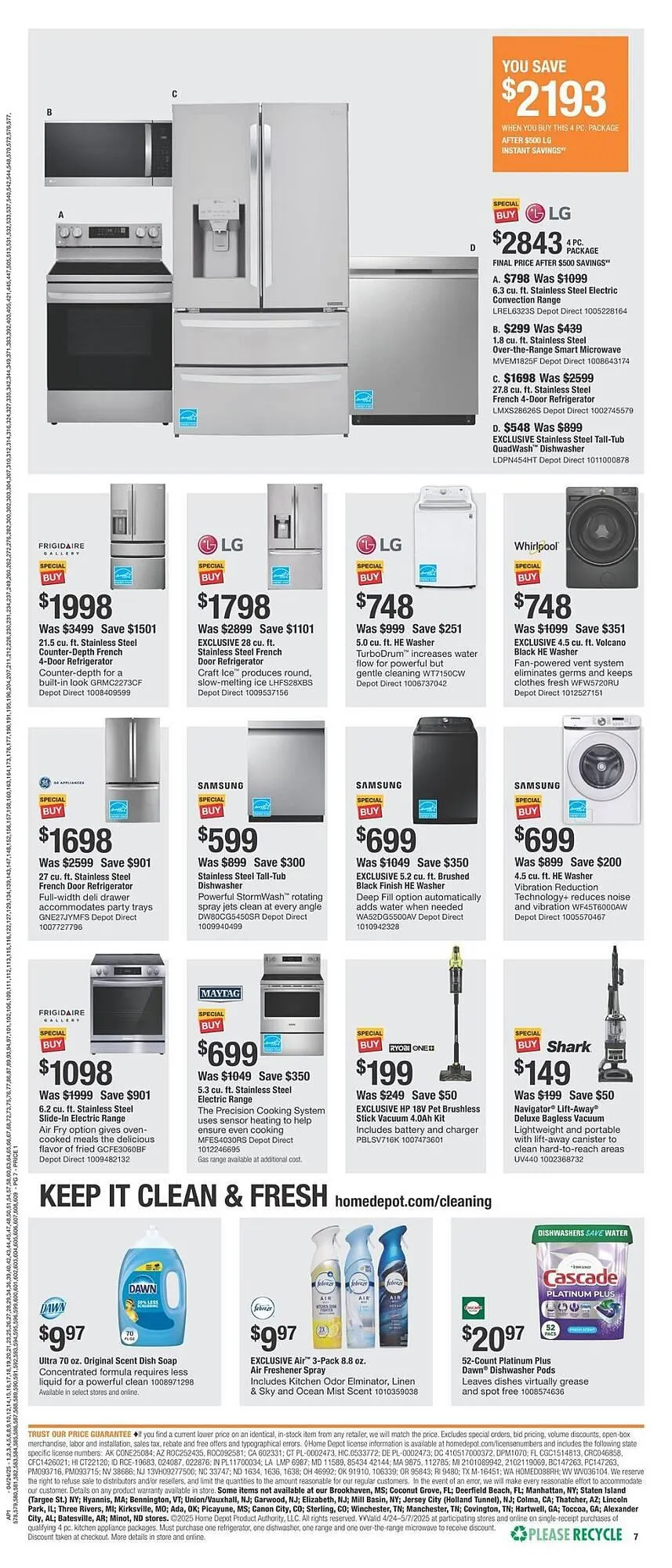 Weekly ad The Home Depot Weekly Ad from April 24 to May 7 2025 - Page 7