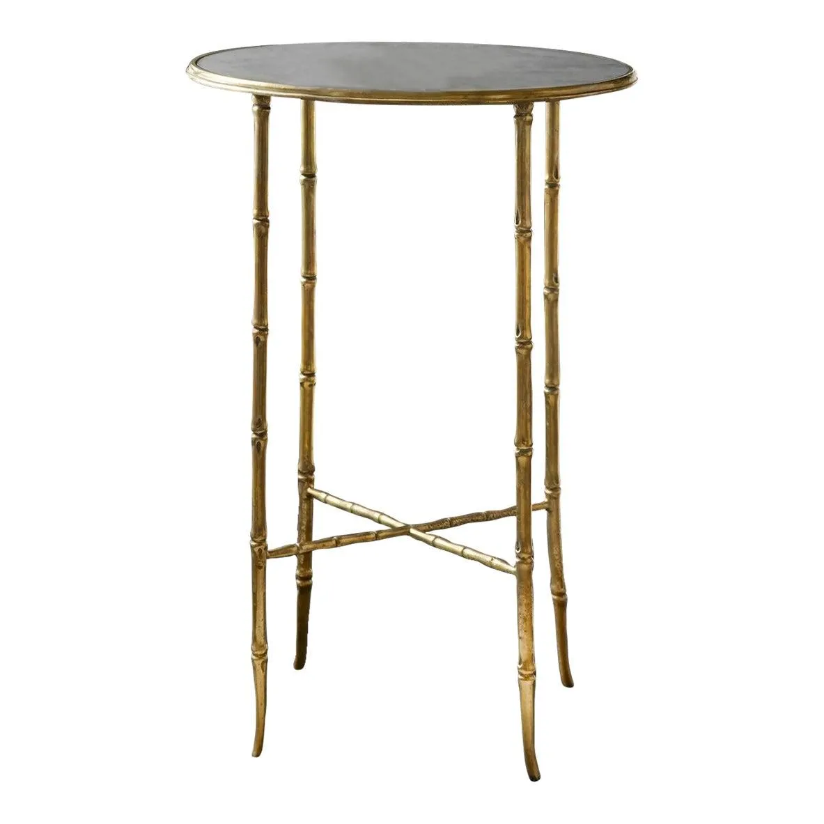 Modern History Oval Bamboo Spot Table