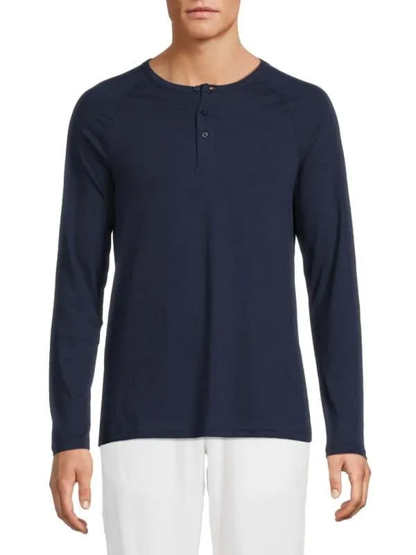 Triblend Long Sleeve Henley