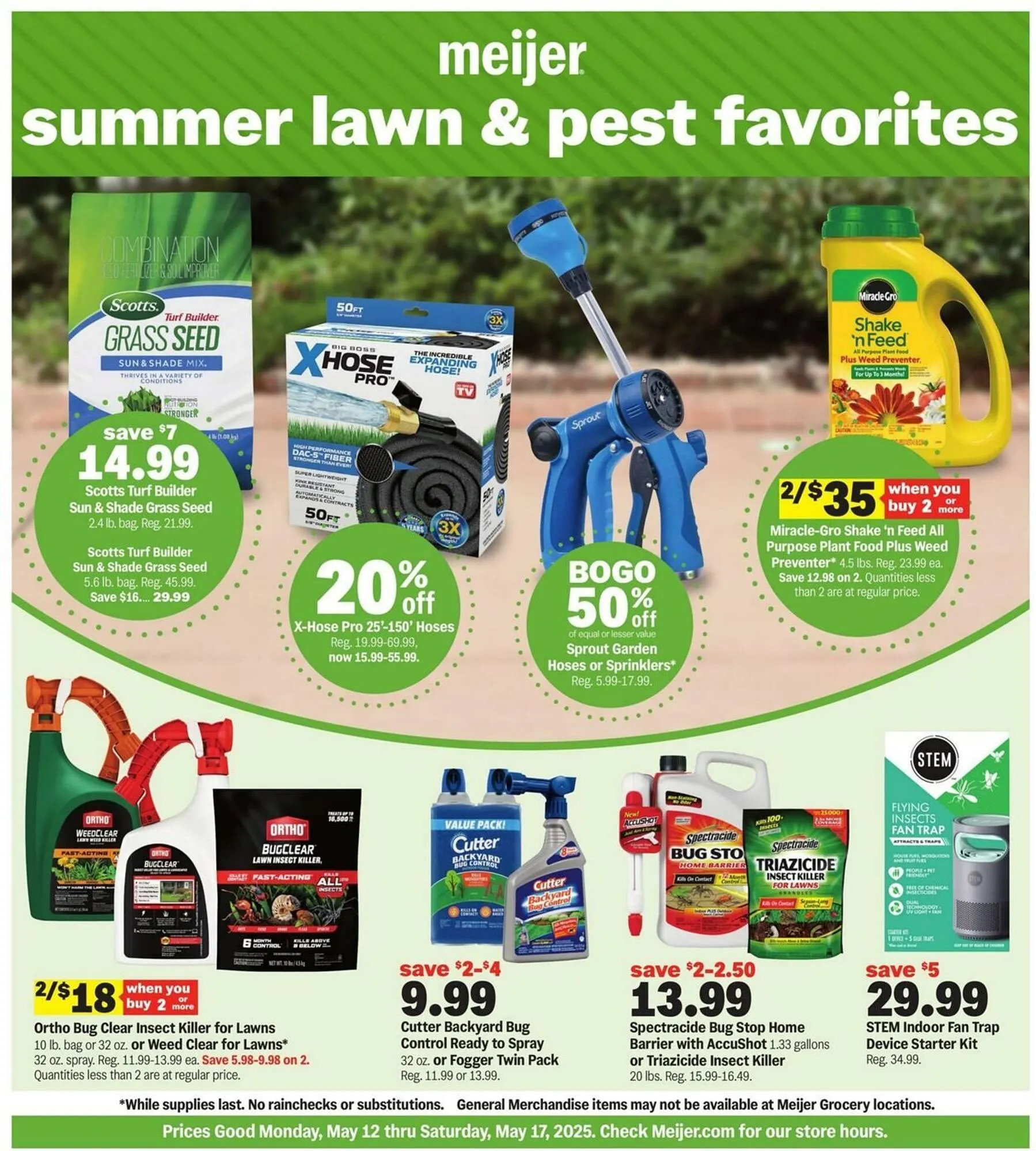 Weekly ad Meijer Weekly Ad from May 12 to May 17 2025 - Page 1