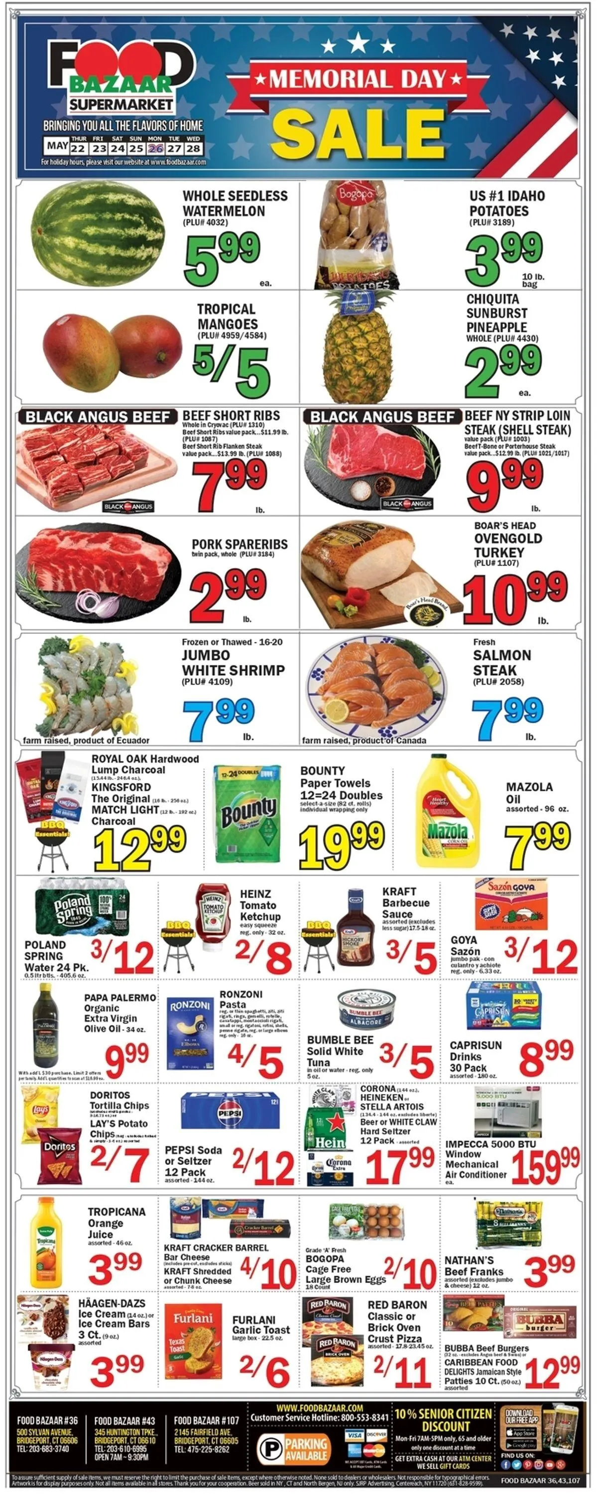Weekly ad Food Bazaar Current weekly ad from May 22 to May 28 2025 - Page 1