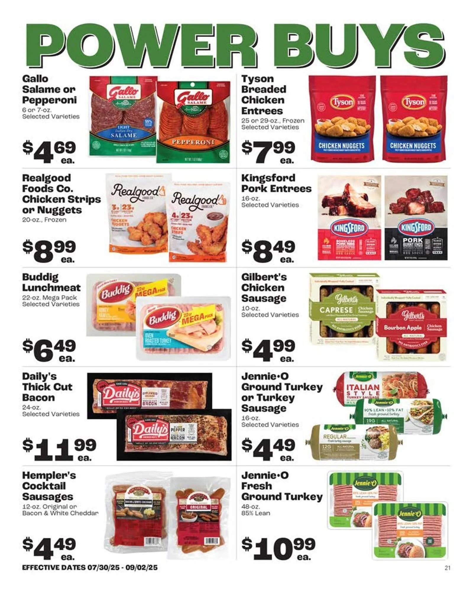 Weekly ad Rosauers Weekly Ad from July 30 to September 2 2025 - Page 21
