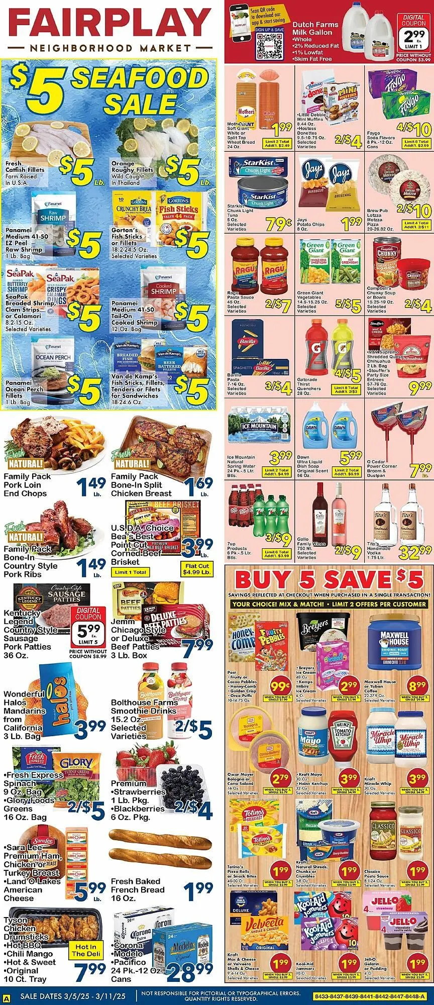 Weekly ad Fairplay Weekly Ad from March 5 to March 11 2025 - Page 1