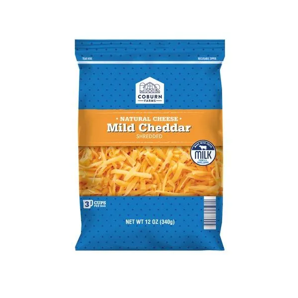 Coburn Farms Mild Cheddar Shredded Cheese