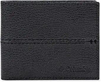 Columbia Men's Everyday Bifold Wallet-Multiple Card Slots, Id Window