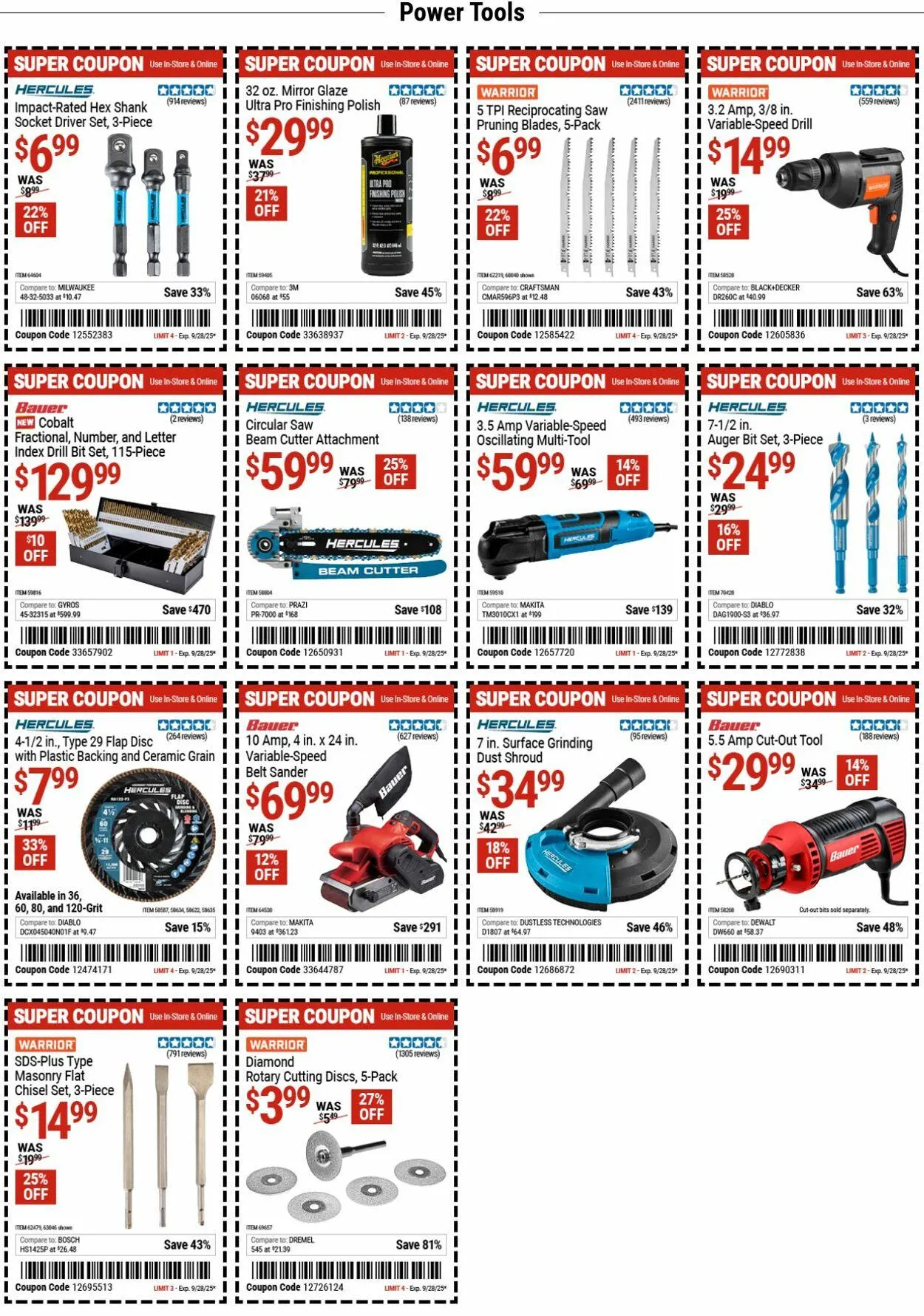 Weekly ad Harbor Freight from September 15 to September 24 2025 - Page 7