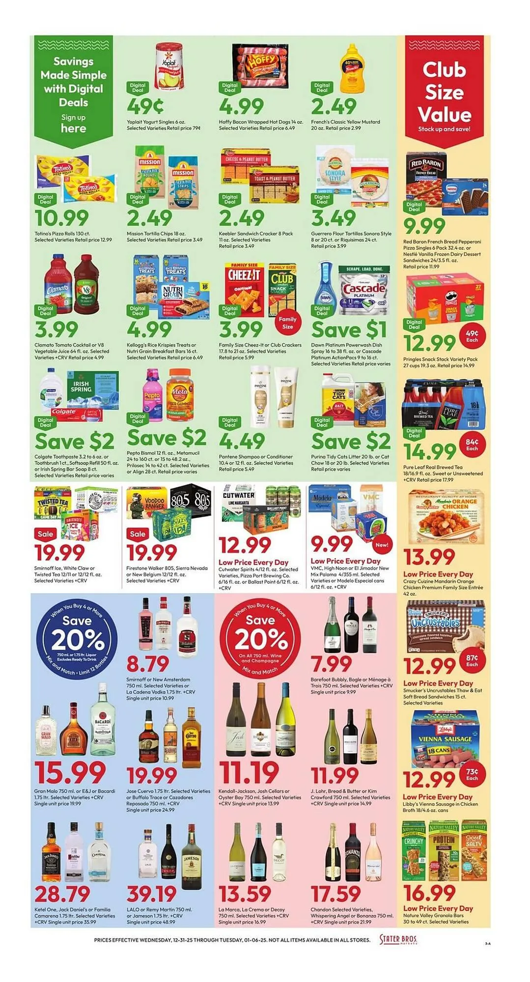 Weekly ad Stater Bros weekly ad from December 31 to January 6 2026 - Page 3