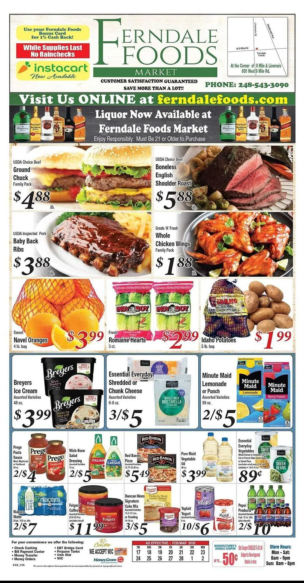 Weekly ad Ferndale Foods weekly ad from February 17 to March 2 2026 - Page 1