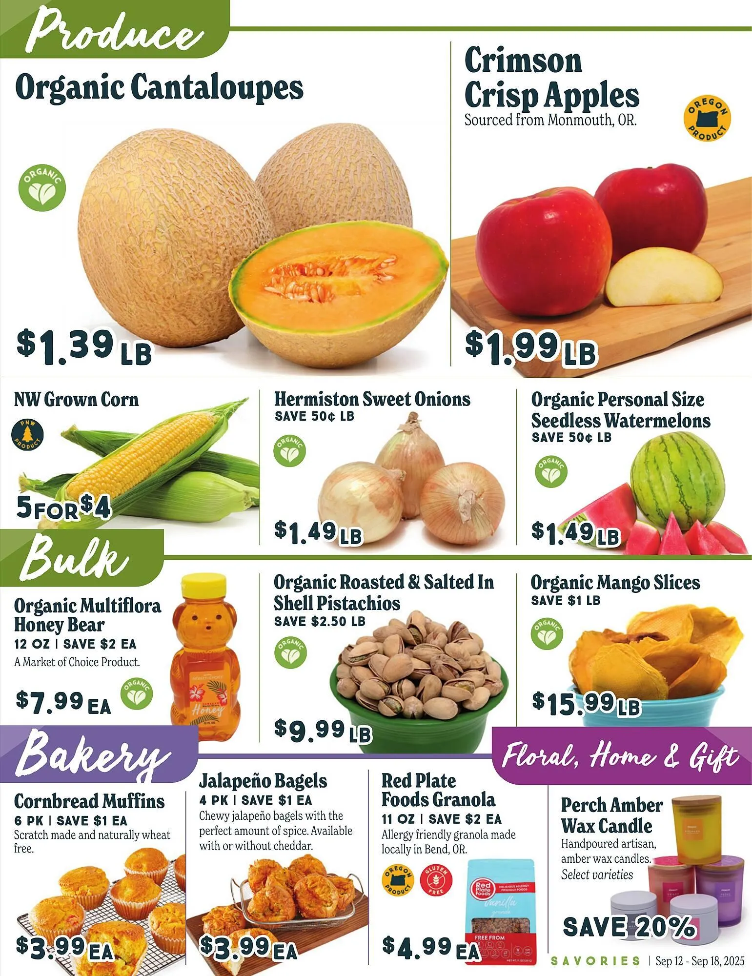 Weekly promotion Market of Choice weekly ad spanning from September 12 to September 18 2025 - Page 3 for Catalogue 365