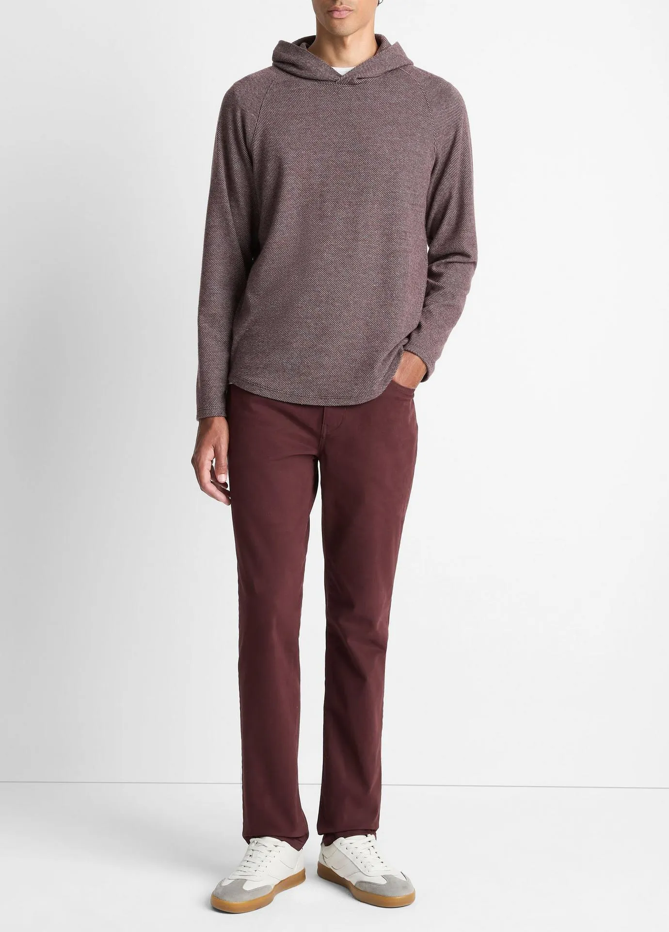 Dylan Slim 5-Pocket Peached Stretch-Cotton Pant