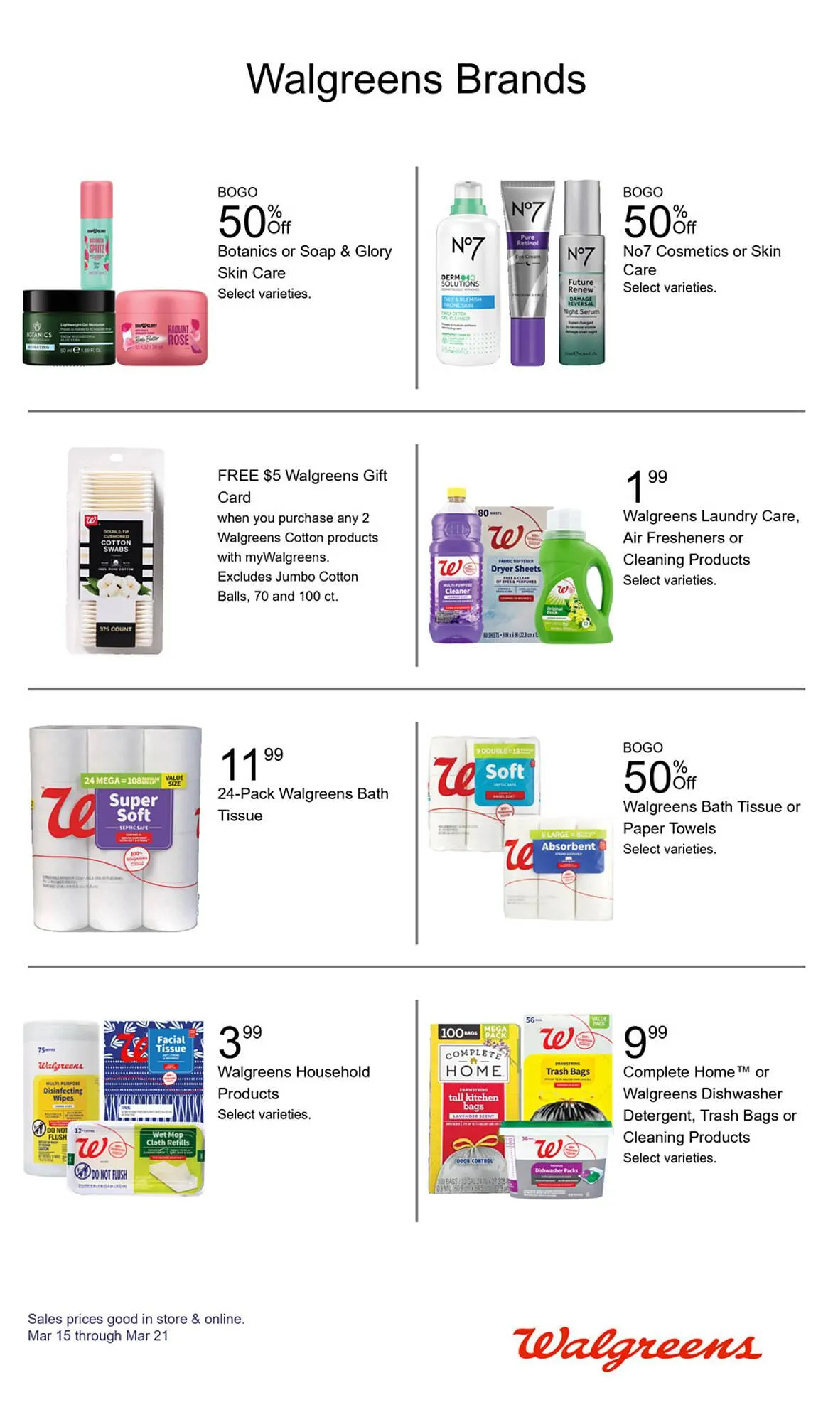 Weekly promotion Walgreens weekly ad spanning from March 15 to March 21 2026 - Page 6 for Catalogue 365