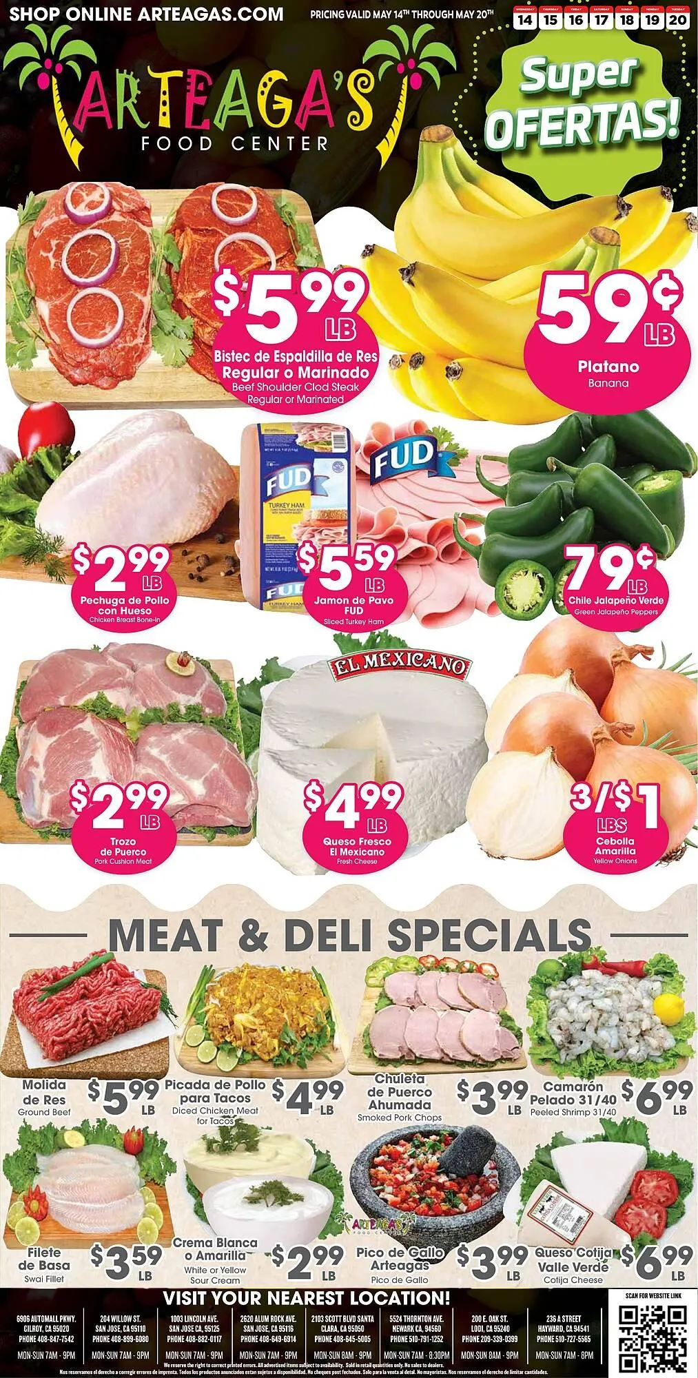 Catálogo de Arteagas Food Center Weekly Ad 14 de mayo al 20 de mayo 2025 - Página 1