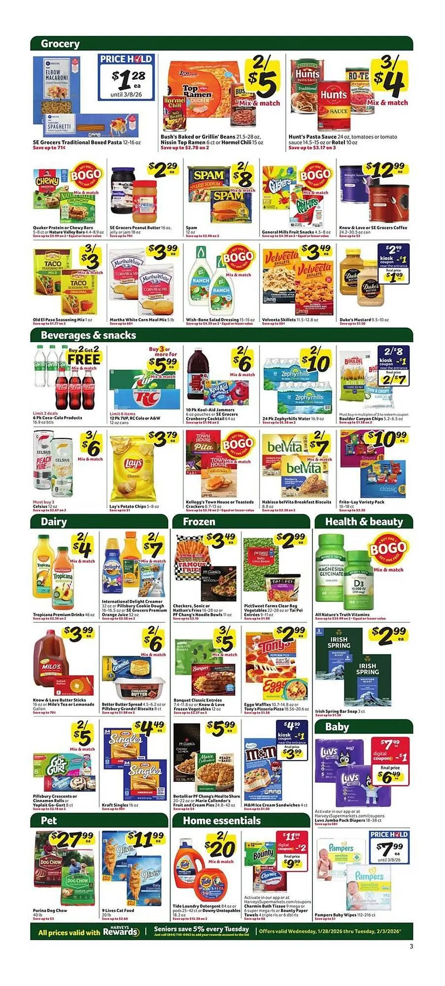 Weekly ad Harveys Supermarkets weekly ad from January 28 to February 3 2026 - Page 5