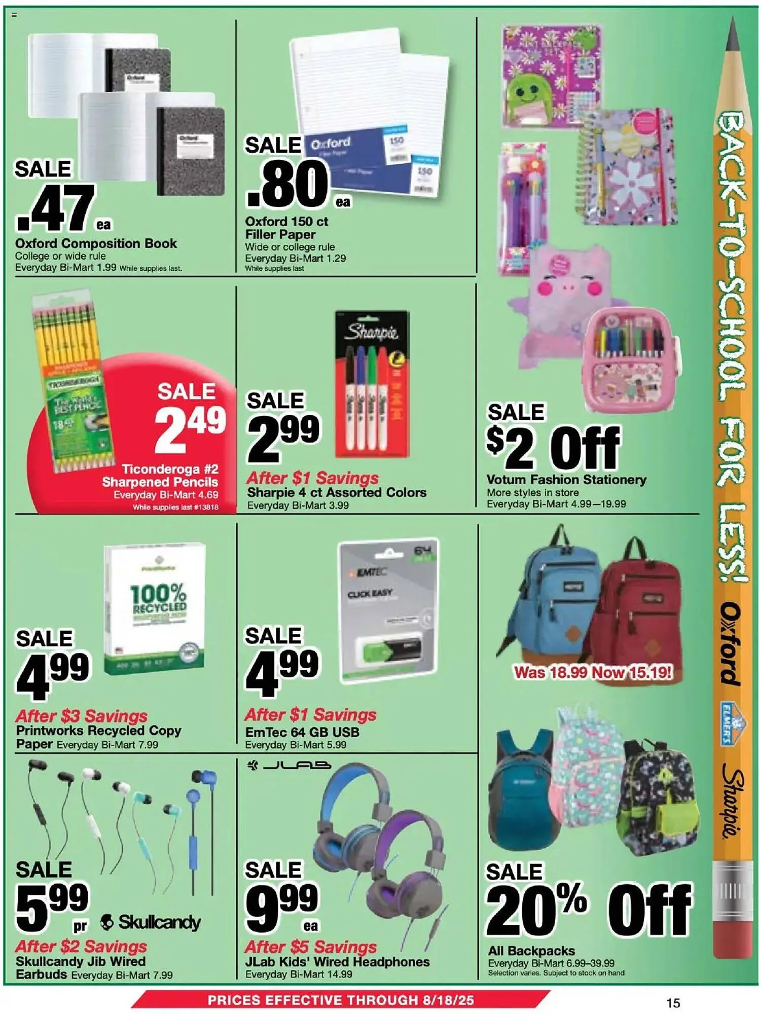 Weekly ad Bi-Mart Weekly Ad from July 29 to August 18 2025 - Page 15