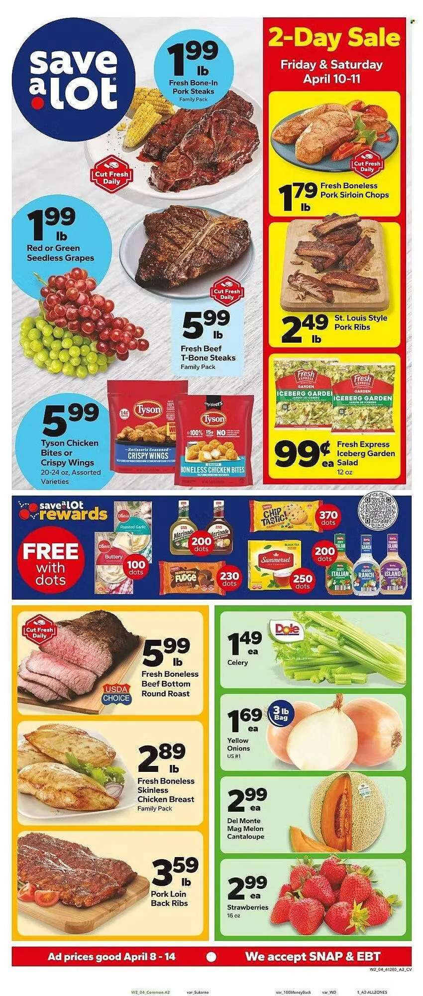 Weekly ad Save a Lot weekly ad from April 8 to April 14 2026 - Page 1