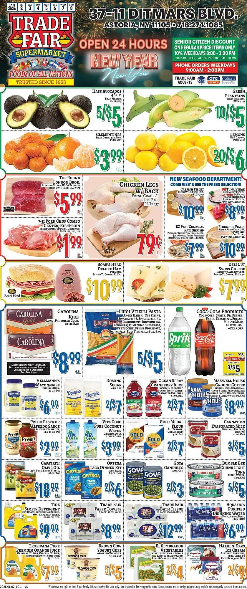 Weekly ad Trade Fair Supermarket weekly ad from January 2 to January 8 2026 - Page 1