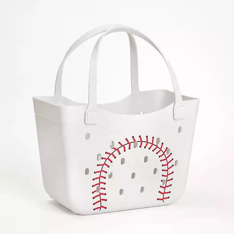 Baseball Carry-All Basket Tote