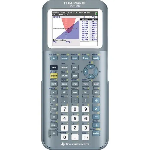 Texas Instruments TI-84 Plus CE Graphing Calculator, Fractal Frost - Open Box