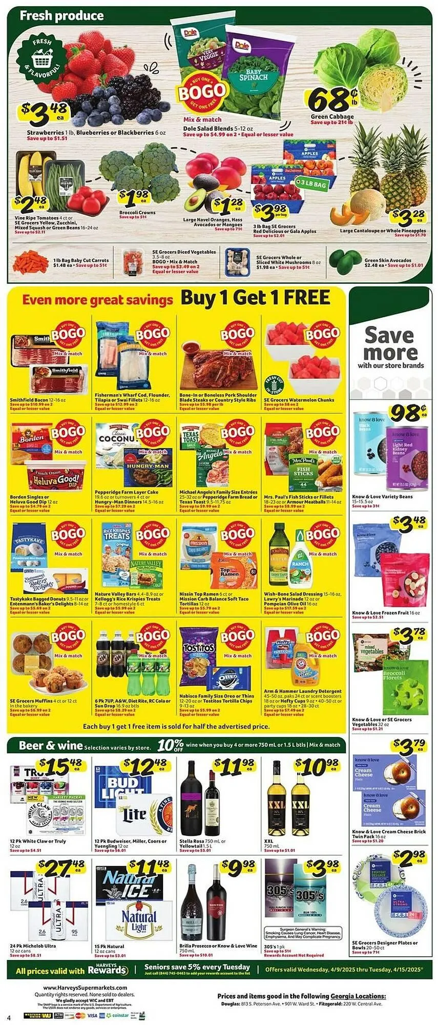 Weekly ad Harveys Supermarkets Weekly Ad from April 9 to April 15 2025 - Page 11