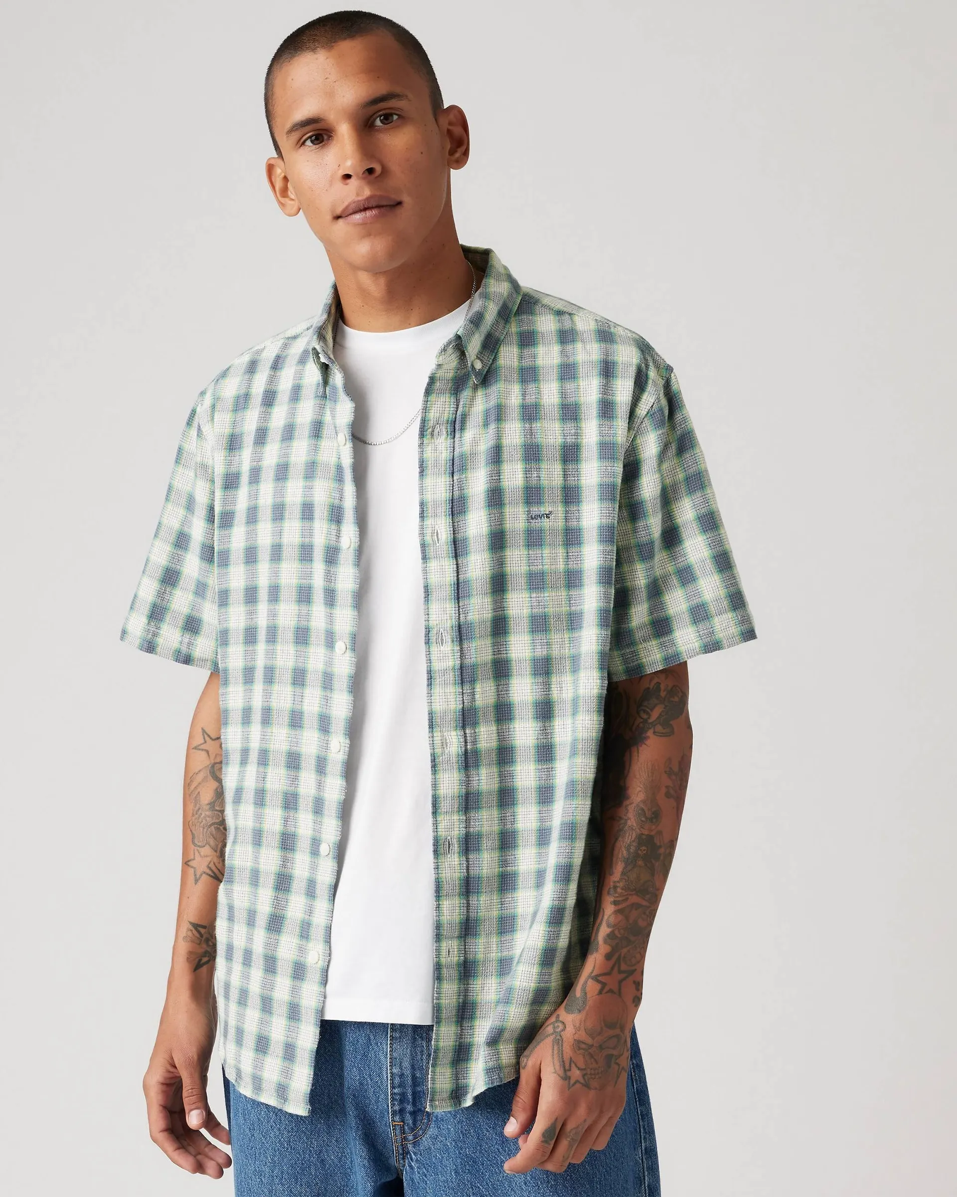 Short Sleeve Authentic Button-down Shirt