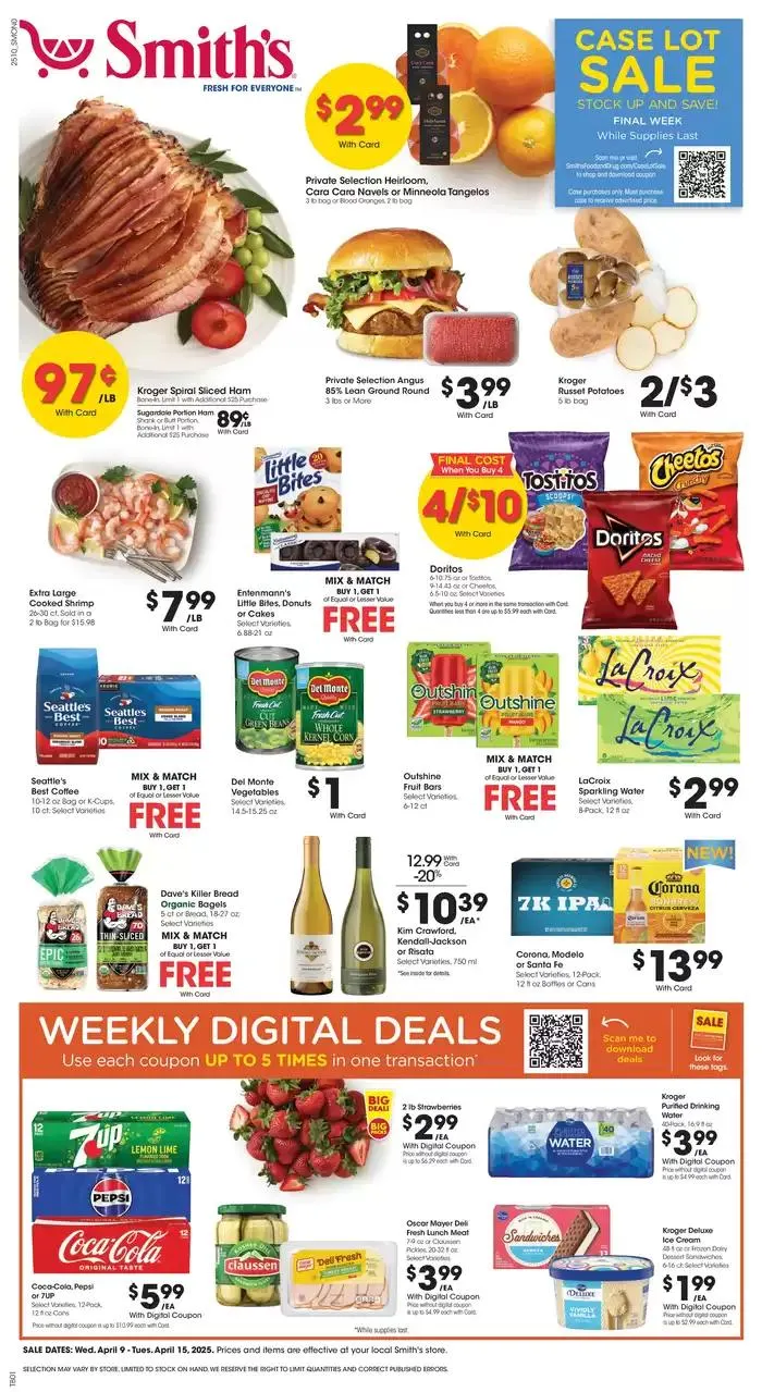 Weekly ad Top offers for all bargain hunters from April 9 to April 15 2025 - Page 1