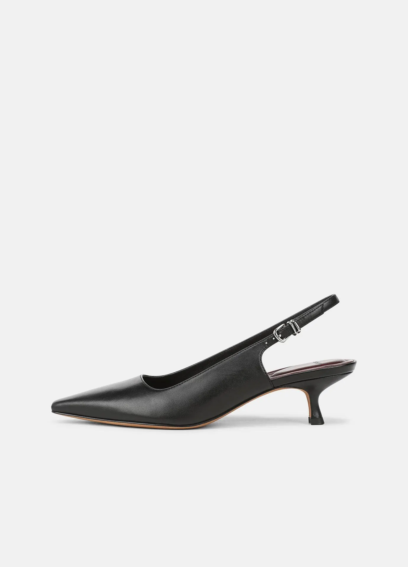 Sabra Leather Slingback Heel