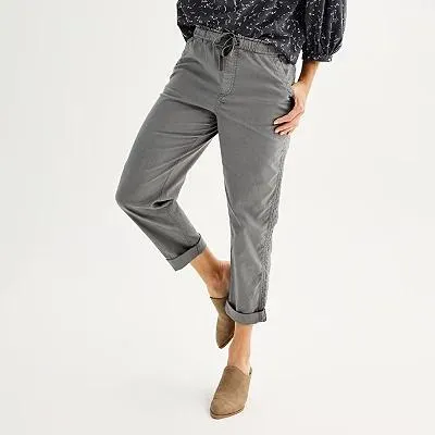 Women's Sonoma Goods For Life® Easy Paper Bag Waist Capri