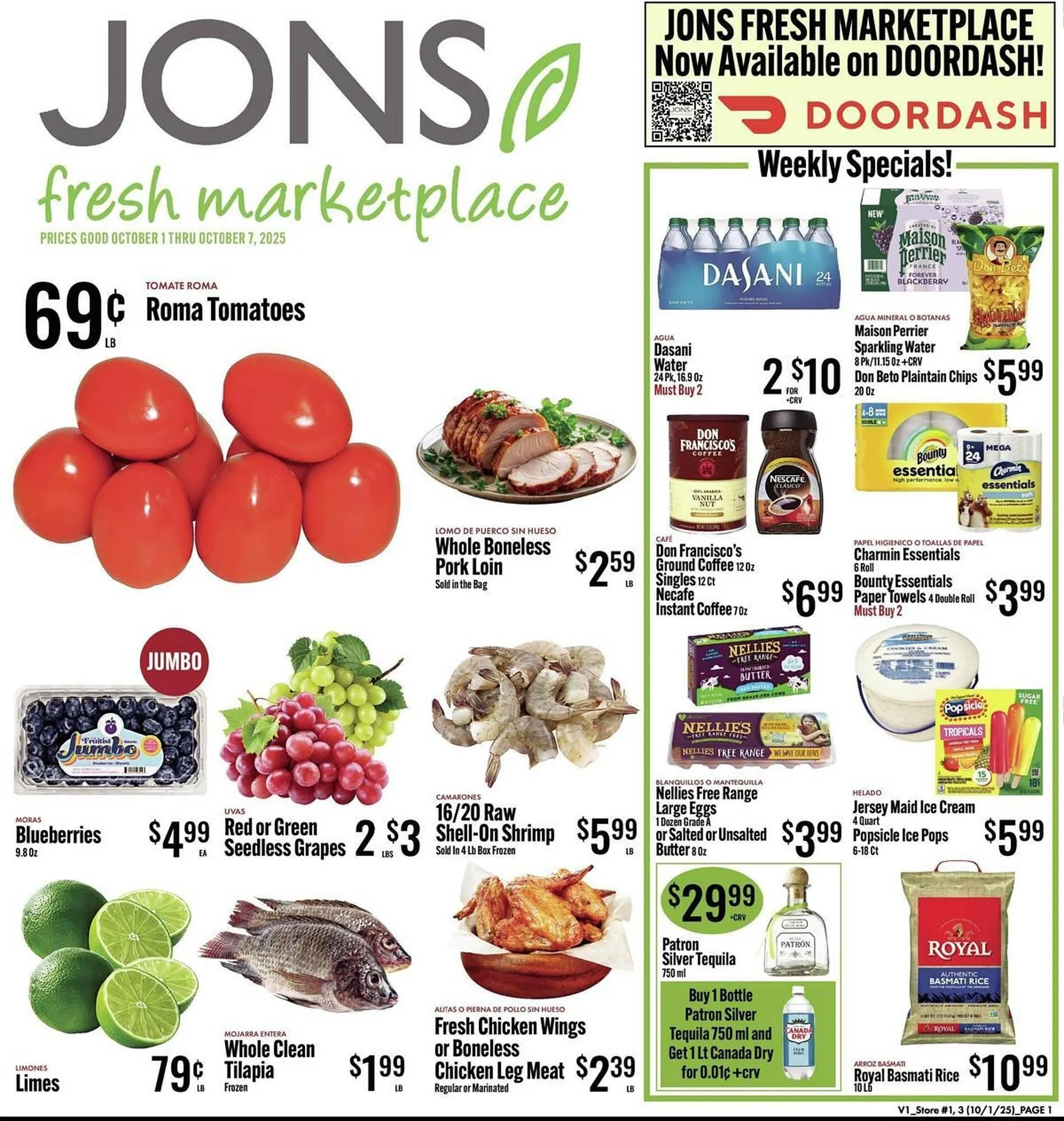 Weekly ad Jons International weekly ad from October 1 to October 7 2025 - Page 1