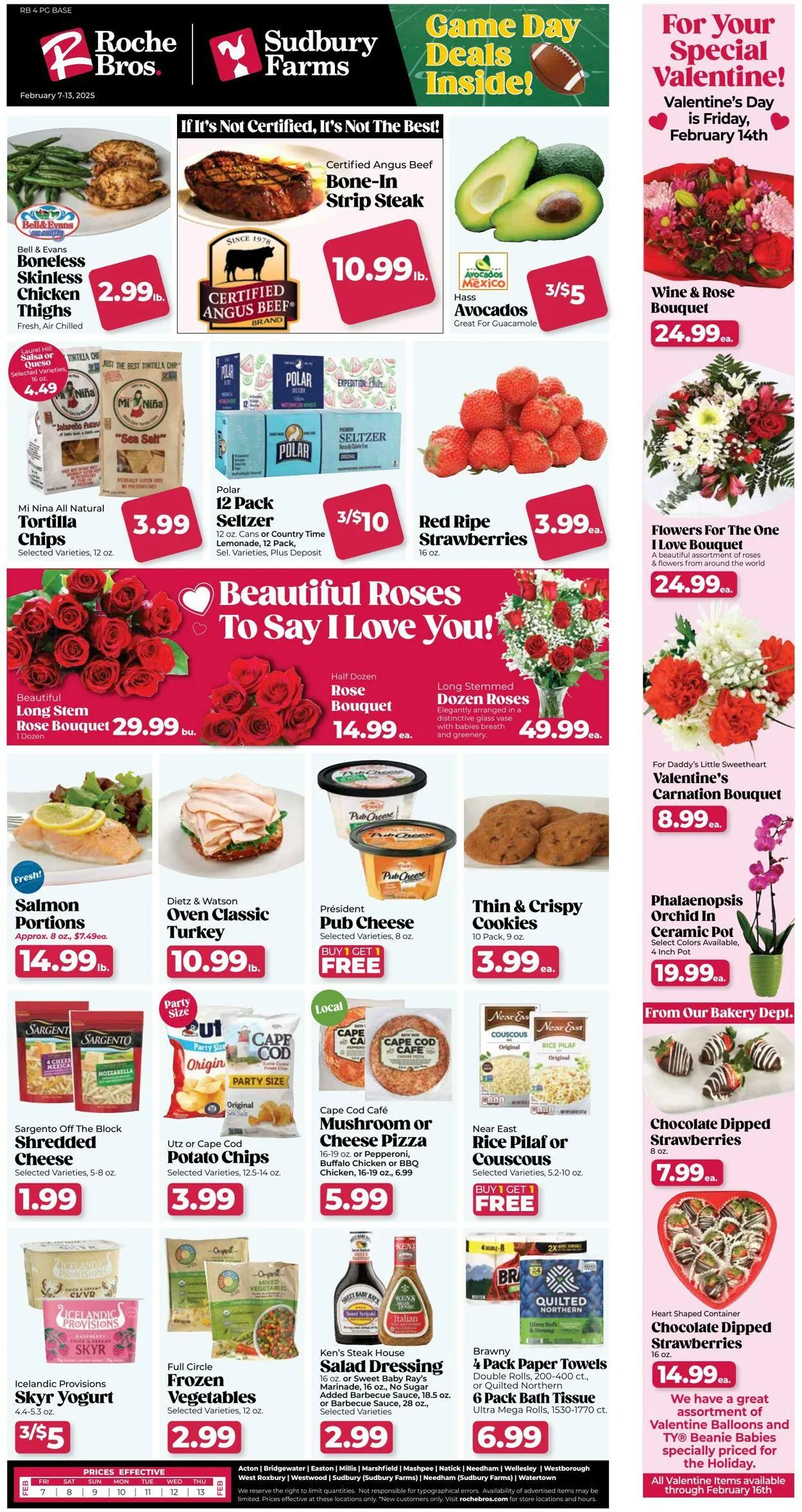 Weekly ad Roche Bros from February 7 to February 13 2025 - Page 1
