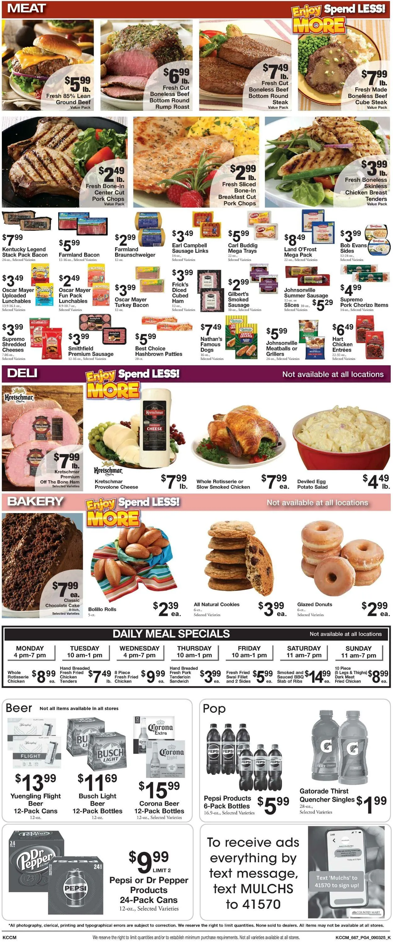 Weekly ad Country Mart from September 2 to September 8 2025 - Page 4
