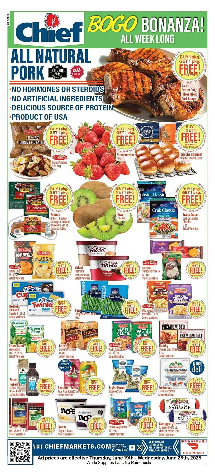 Weekly ad Chief Supermarket Weekly Ad from June 19 to June 25 2025 - Page 1