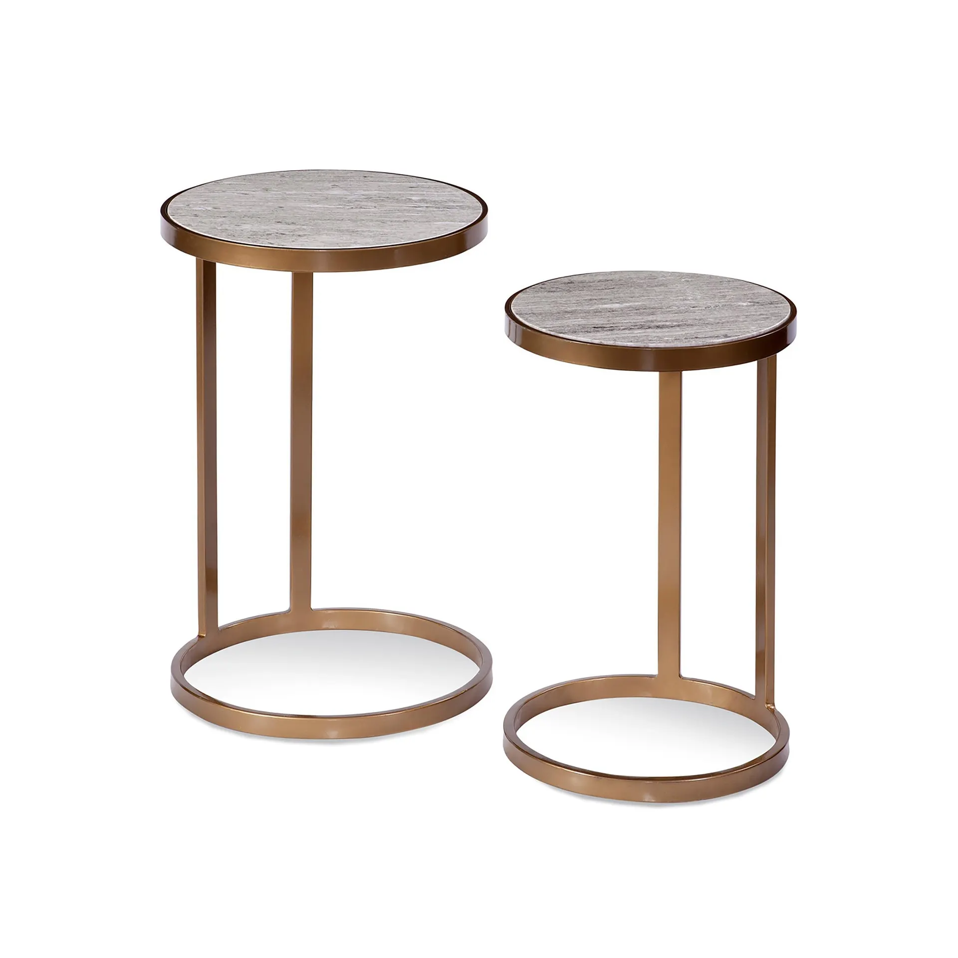 Modern Concrete Nesting Table Set