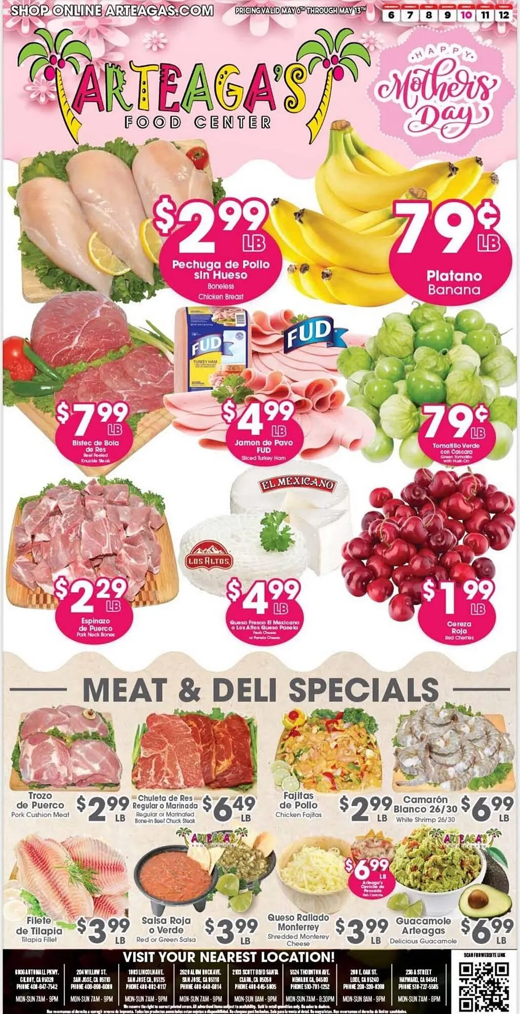 Weekly ad Arteagas Food Center weekly ad from May 6 to May 12 2026 - Page 1