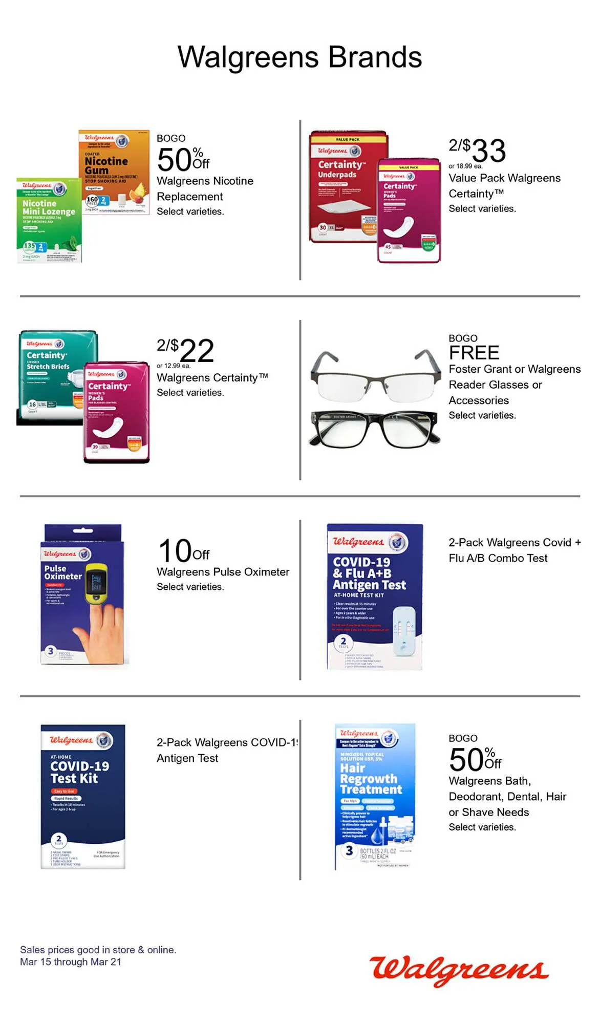 Weekly promotion Walgreens weekly ad spanning from March 15 to March 21 2026 - Page 5 for Catalogue 365
