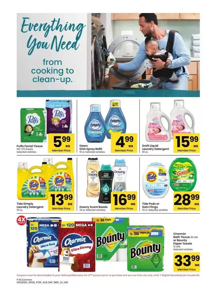 Weekly ad Albertsons - Portland - BBS from March 3 to March 30 2025 - Page 34