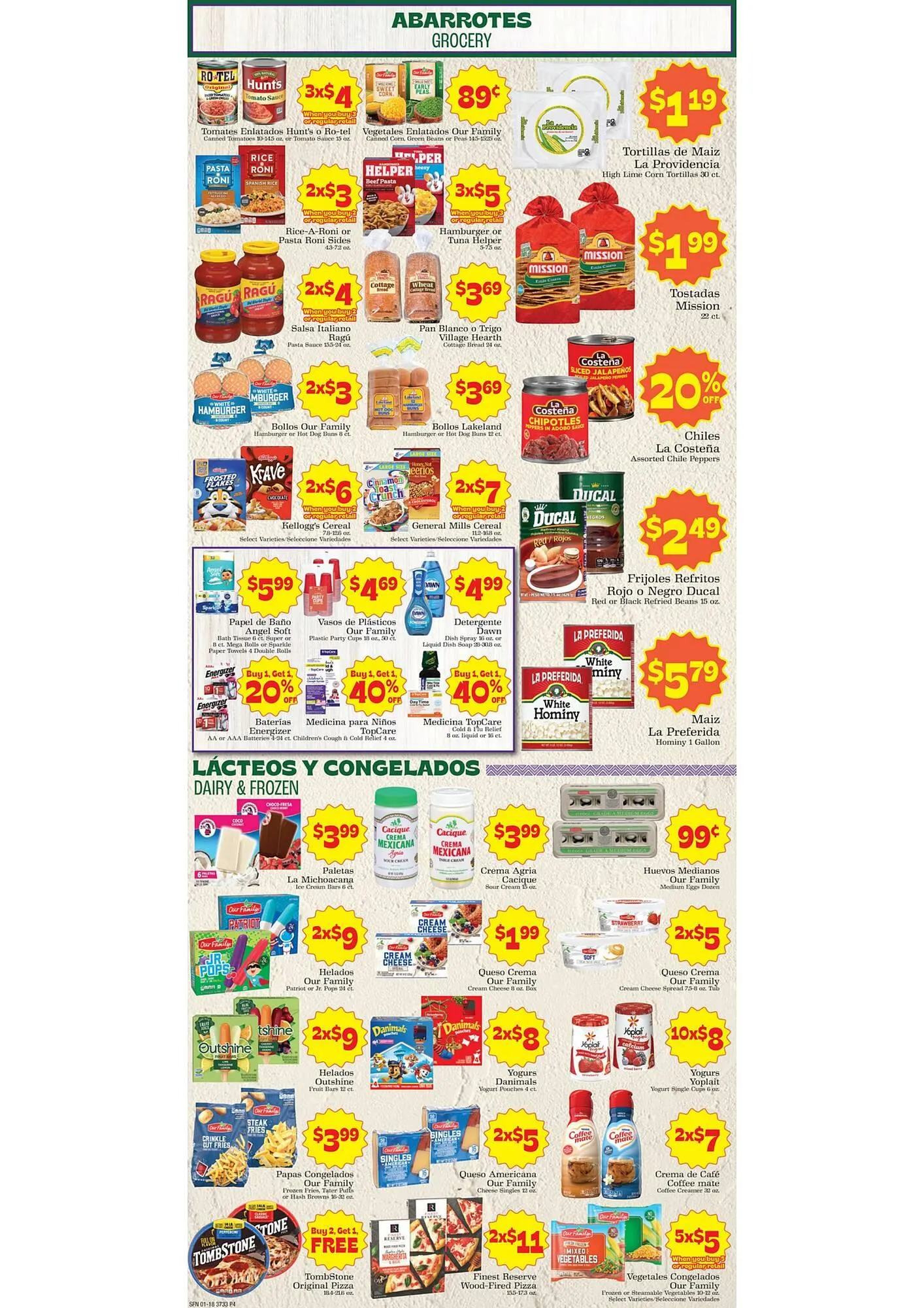 Catálogo de Supermercado Nuestra Familia weekly ad 18 de enero al 24 de enero 2027 - Página 4