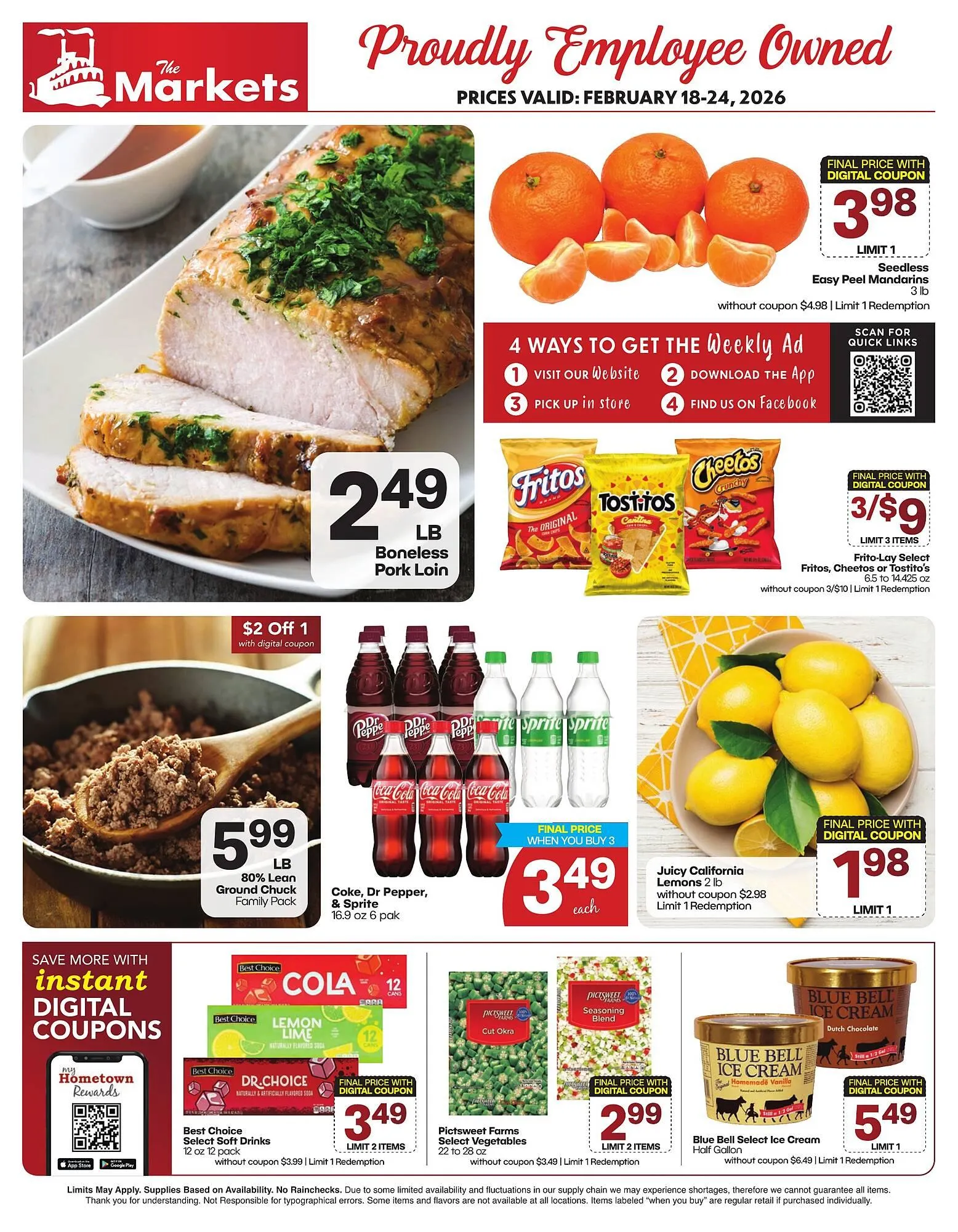 Weekly ad The Markets weekly ad from February 18 to February 24 2026 - Page 1