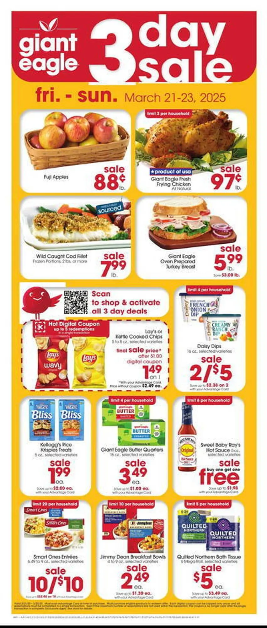 Weekly ad Giant Eagle Weekly Ad from March 20 to March 26 2025 - Page 1