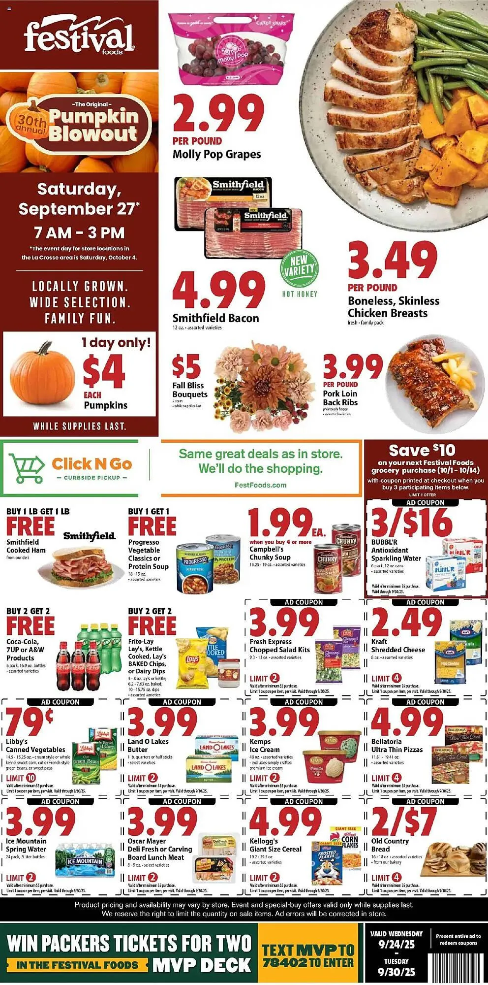 Weekly ad Festival Foods weekly ad from September 24 to September 30 2025 - Page 1