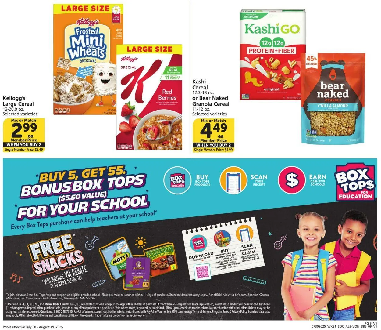 Catálogo de Vons Current weekly ad 30 de julio al 19 de agosto 2025 - Página 9