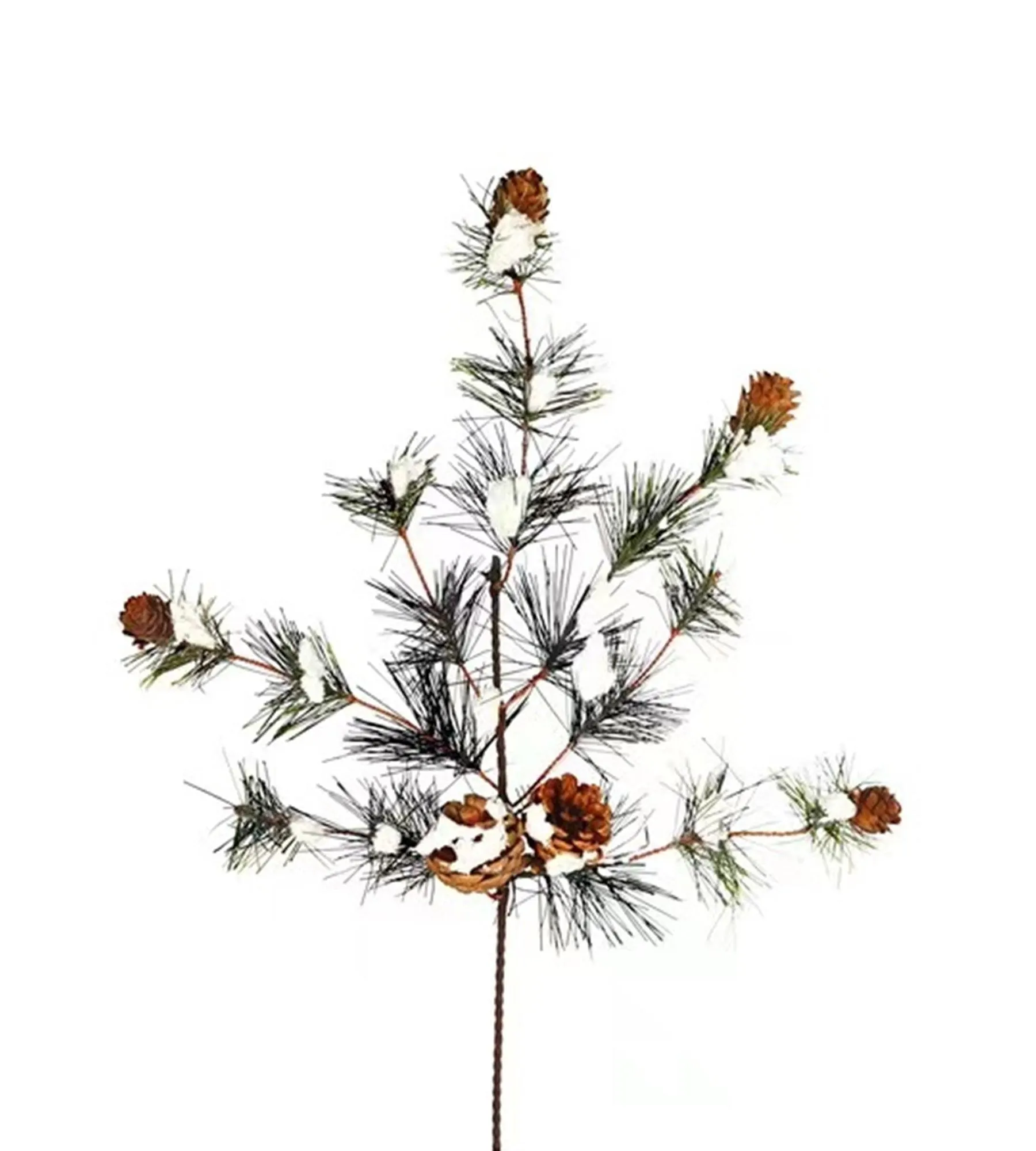 Snowy Pine Spray, Set of 6