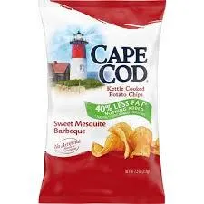 Cape Cod - Kettle Cooked 40% Less Fat Sweet Mesquite Barbeque 7.5 Oz