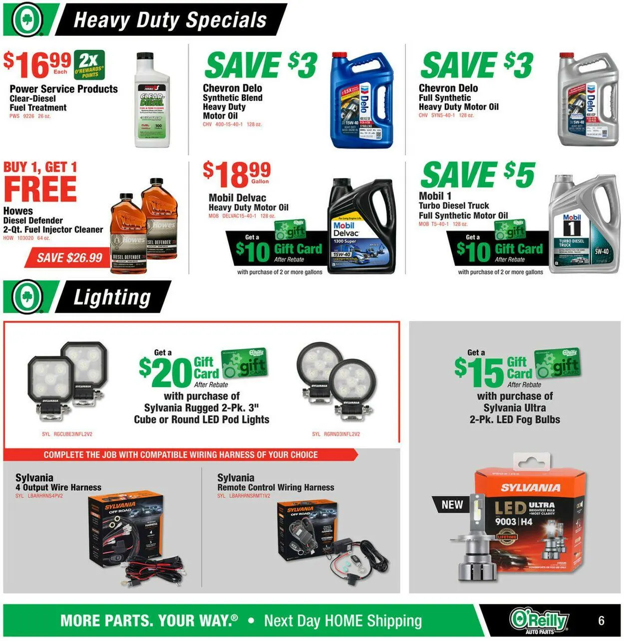 Weekly ad O’Reilly Auto Parts from September 24 to October 28 2025 - Page 6