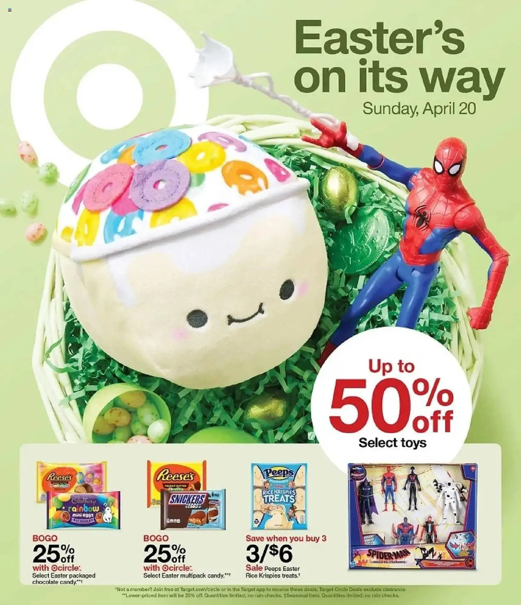 Weekly ad Target Weekly Ad from April 13 to April 19 2025 - Page 1