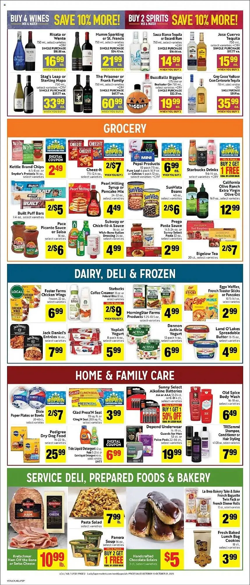 Weekly ad Lucky Supermarkets weekly ad from October 15 to October 21 2025 - Page 2